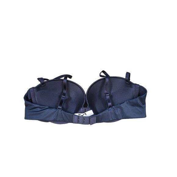 Maidenform Bra 36B Womens Black Padded Push Up Underwired Adjustable Straps - Picture 3 of 5